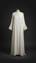 Silk Abaya With Hand Embroidery