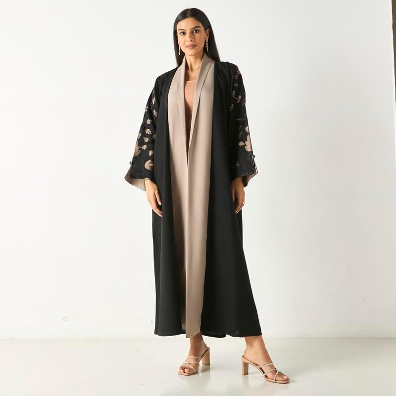 Embroidered Abaya With Hijab - Sophisticated Modest Fashion by Madina Gifts