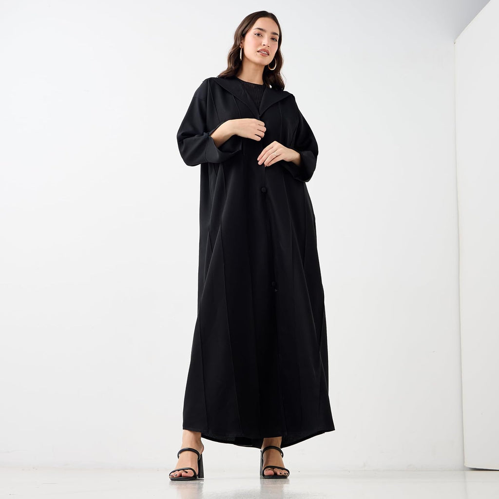 Classic Black Abaya - HM
