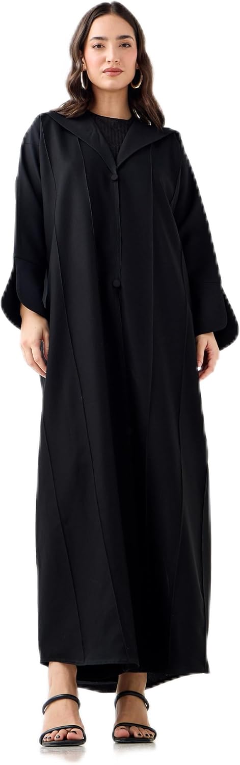 Classic Black Abaya - HM