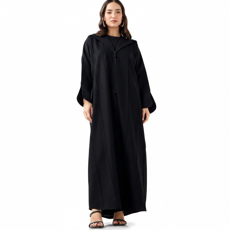Classic Black Abaya - HM