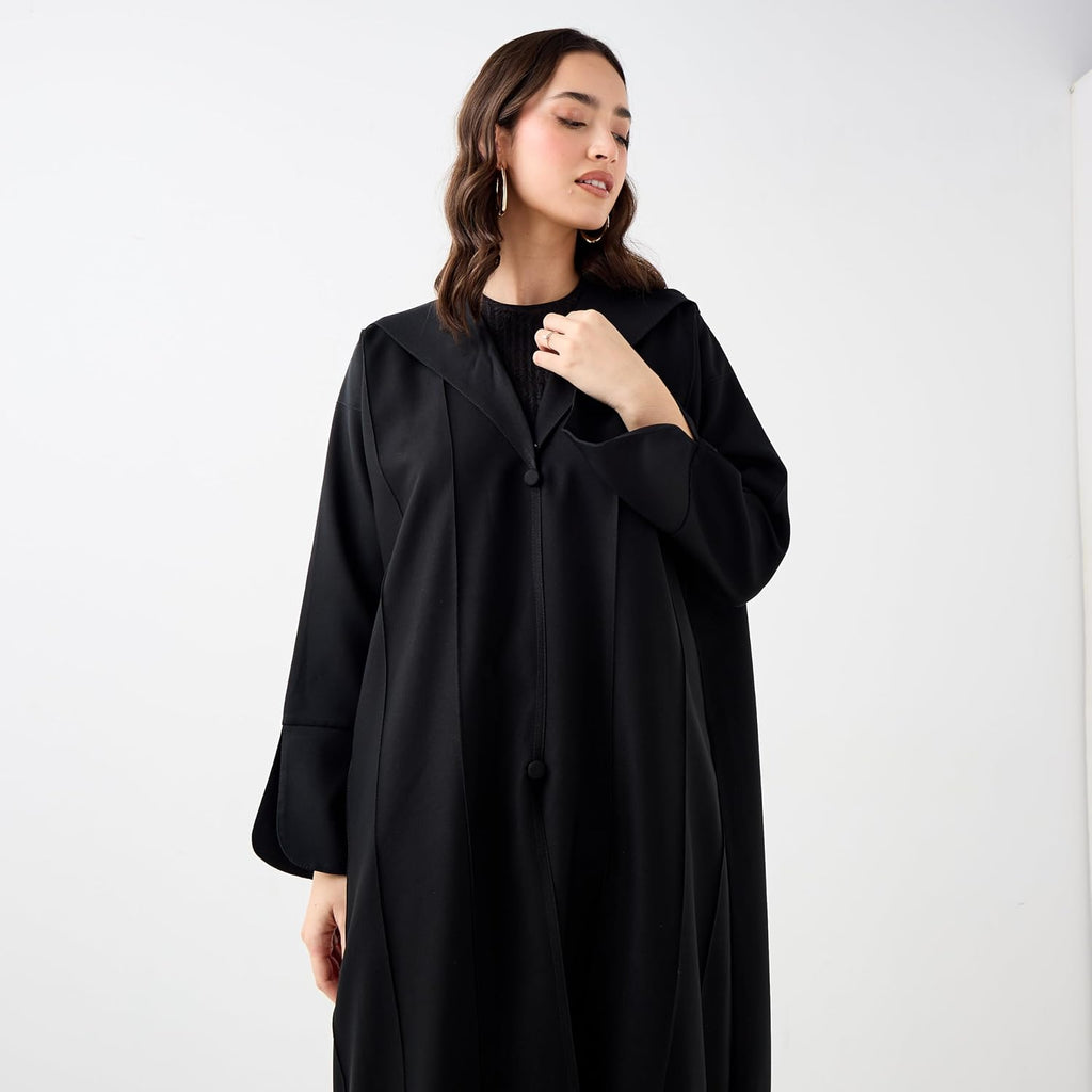 Classic Black Abaya - HM
