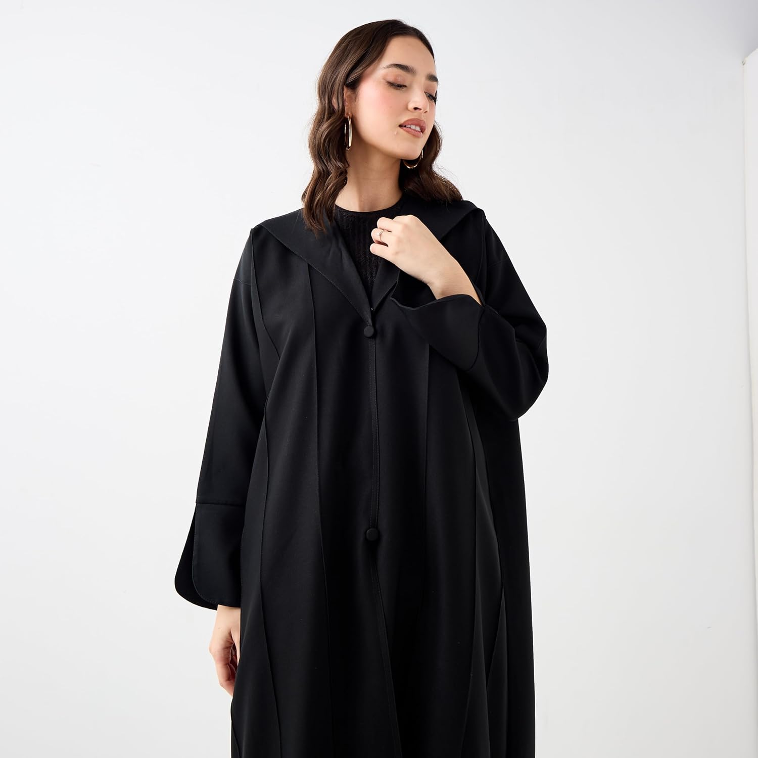 Classic Black Abaya - HM