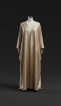Embroidered Abaya With Metallic Thread